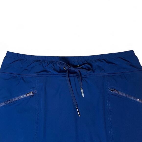 XCVI Stretch Active Skort Performance Skirt Navy Blue Size XL - Picture 2 of 8